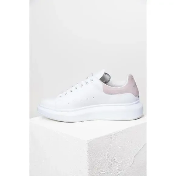 Alexander McQueen White and Cream Chunky Sneaker - Picture 5 of 7